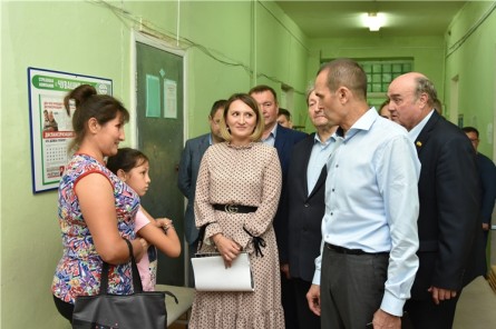 В рамках нацпроекта «Здравоохранение» ведется капремонт детской поликлиники Алатырской районной больницы